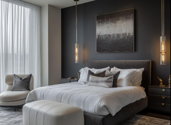 Charcoal Grey + Off-White