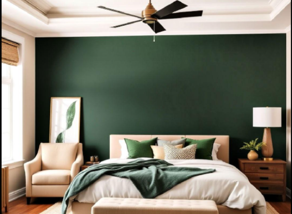 Forest Green + Beige