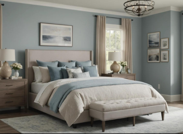 Muted Blue + Greige