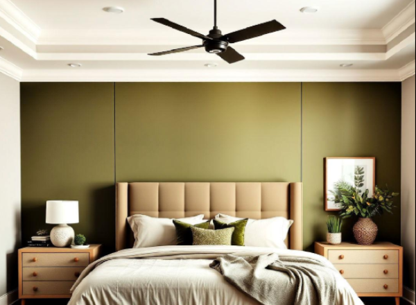 Olive Green + Cream