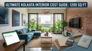 1200 sq ft interior design cost in Kolkata