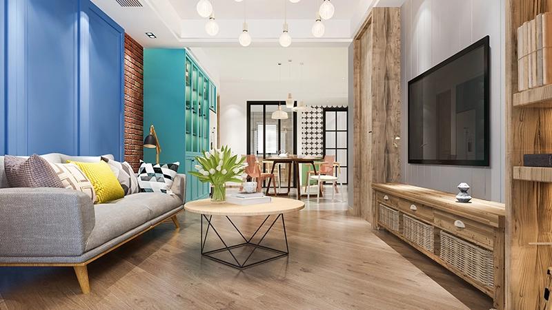 Flat hall interior design
